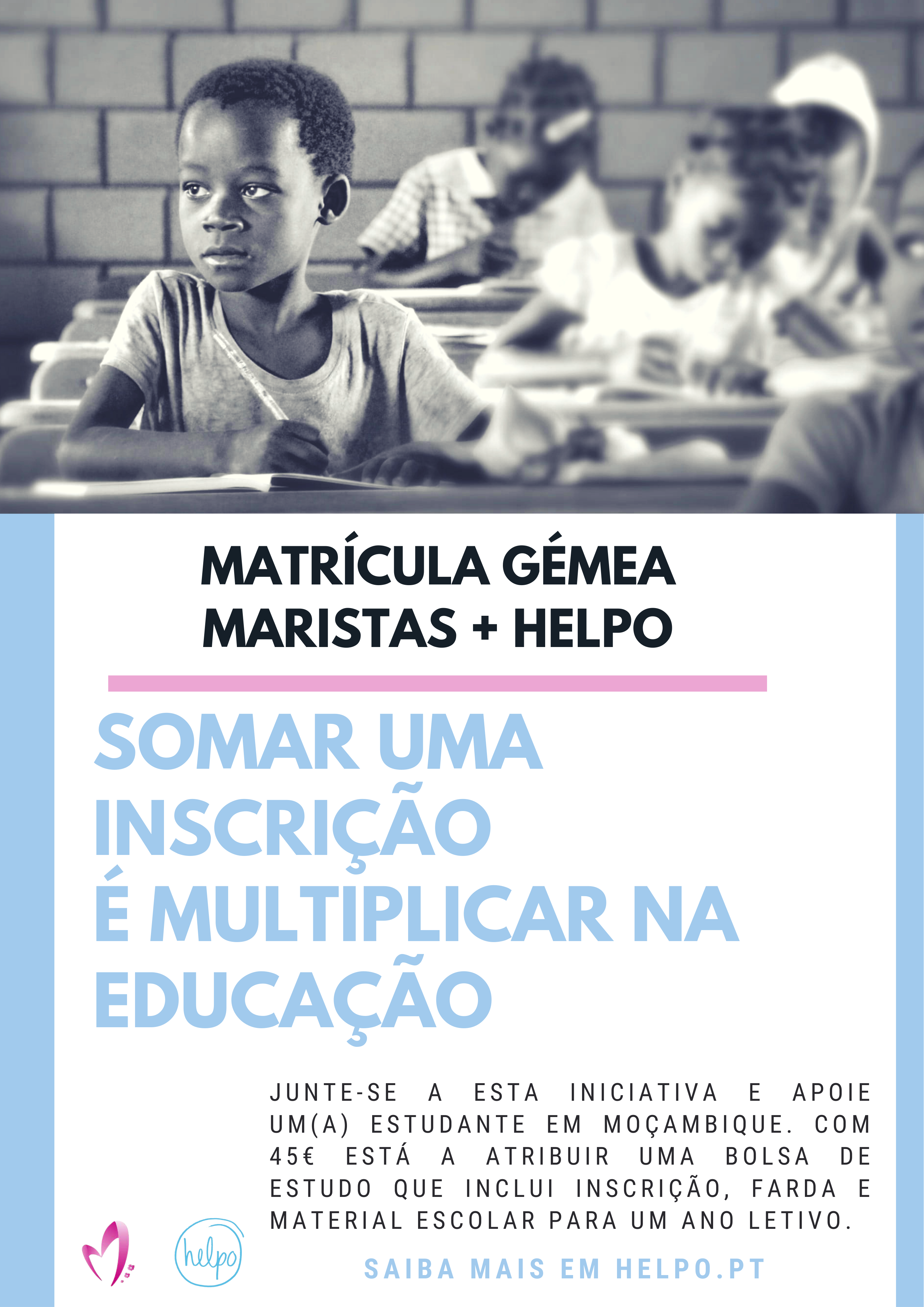 Maristas e Helpo apoiam estudantes no norte de Moçambique